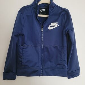 🧸2/20$ Nike 3T Boy Navy Zip-Up Jacket Tracksuit Toddler Soccer Sports